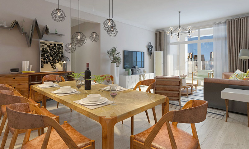 伊泰天驕裝修效果圖