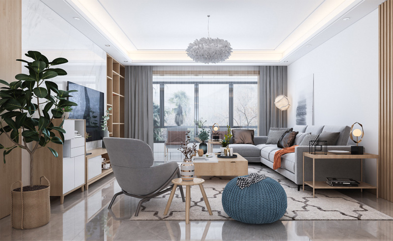 海畔藍(lán)庭小區(qū)裝修